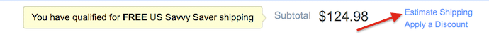 ecommerce shipping information