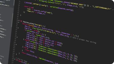Website development starts with code structure