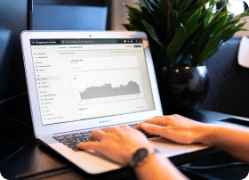 Analytics graph reports on-page efforts