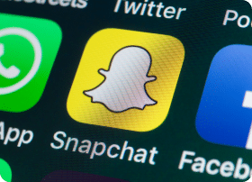 Snapchat Social Media icon