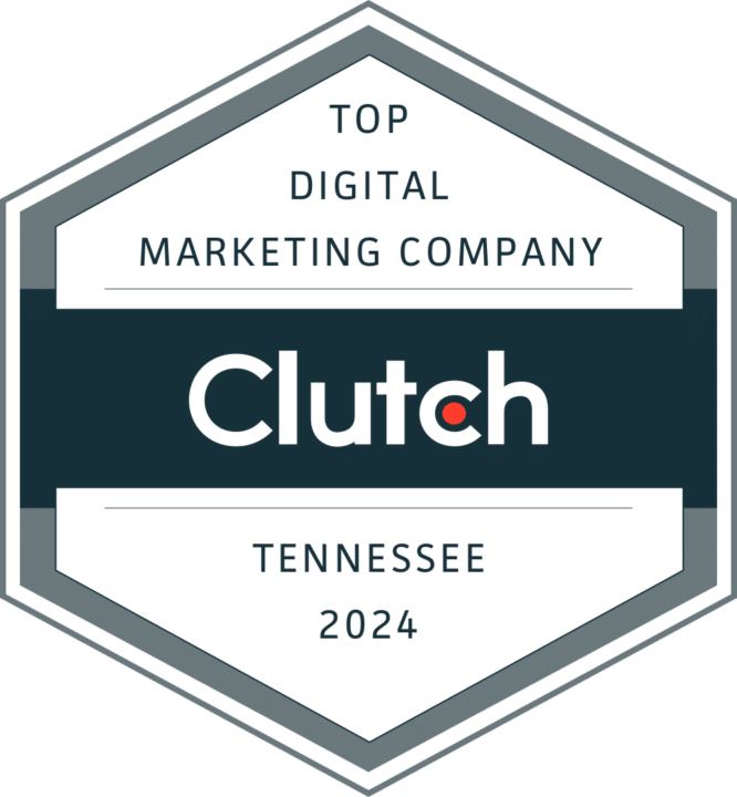 Clutch Award for Top Digital Marketing Company in Tennessee for 2024