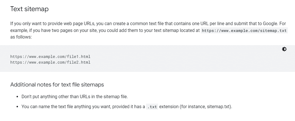 Google documentation on adding web page URLs for Lastmod date inclusion on your website.