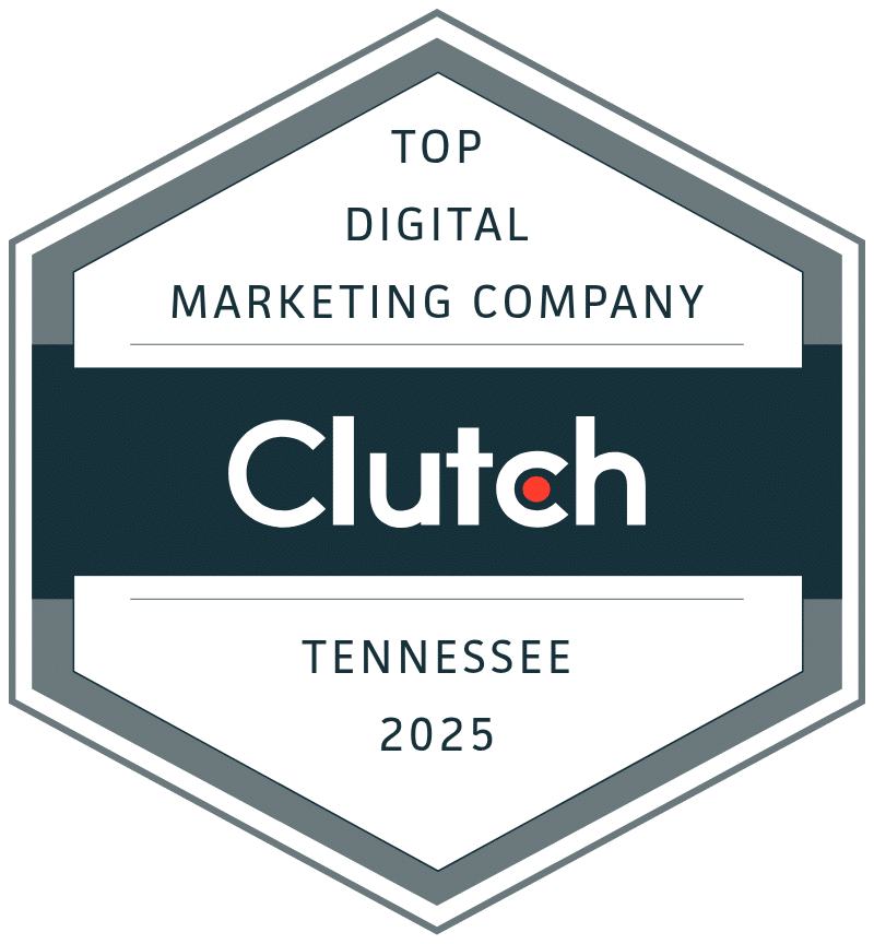 Clutch Award for Top Digital Marketing Company in Tennessee for 2025