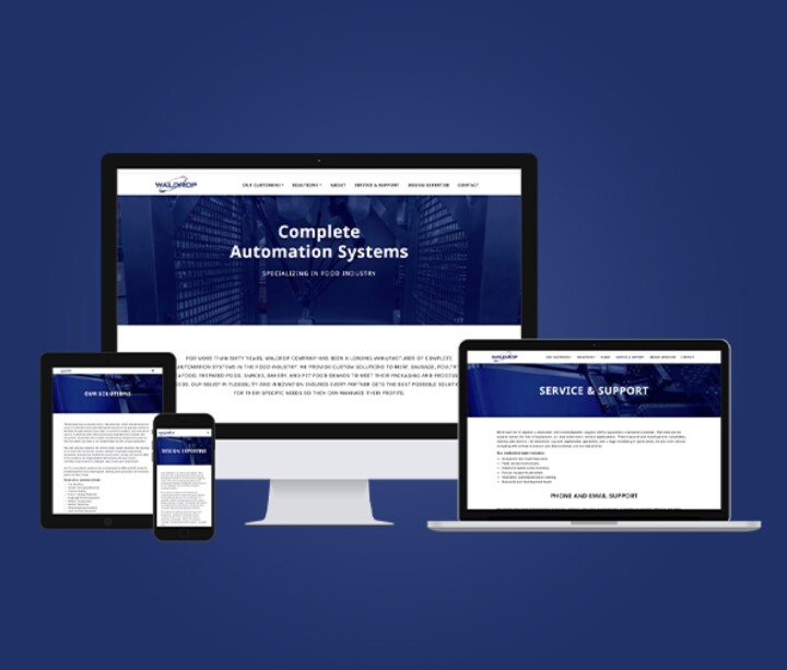 Waldrop Website & Custom App Transform Business